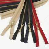 Джинсовая металлическая медная цепочка с молнией ручной работы, аксессуары, 5 размер