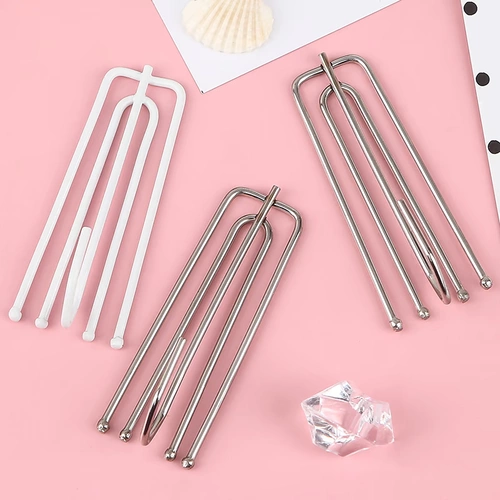 Занавеска соединенная четырехвокрыла крюк для одиночной крюк из нержавеющей стали металлической занавес