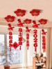 2026 New Year Roof Decoration Hanging Ornaments, New Year of the Horse Decorations, Spring Festival Mall Scene Atmosphere Decoration, New Year Arrangements
