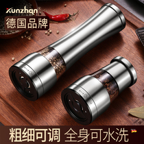 Stainless steel creative pepper grinder manual household pepper pepper freshly ground powder grinding bottle kitchen supplies