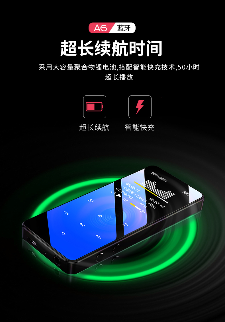 Bluetooth mp3 màn hình cảm ứng mp4 máy nghe nhạc mini sinh viên siêu mỏng thẻ nhạc Walkman phiên bản cảm ứng sinh viên mp5 sách điện tử cầm tay MP6 mp học tiếng Anh 3 bên ngoài đặt p3 để đọc tiểu thuyết P4 - Trình phát TV thông minh 