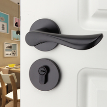 Indoor bedroom door lock simple silent wooden door lock rental housing commercial housing office dormitory apartment door lock