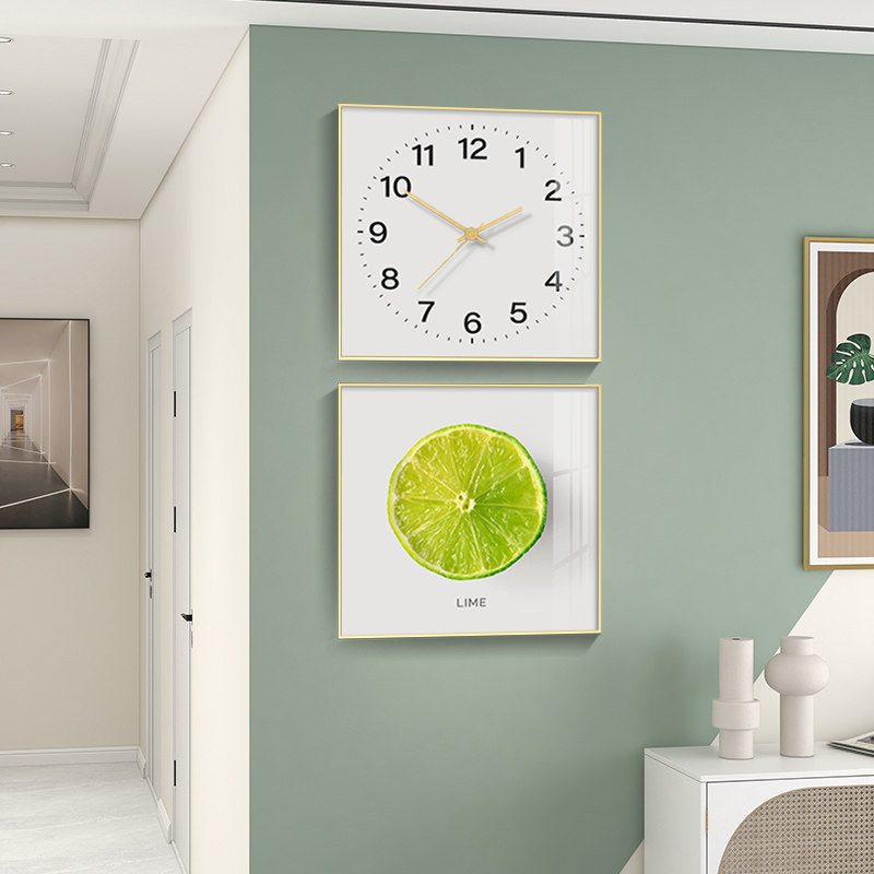 Modern Minimalist Decorative Clock Wall Clock Living Room Home Fashion Nordic Dining Room Background Wall Creative Clock Wall Hanging