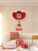 Fortune-Attracting Clock, Wall Clock, New Model for Living Room, Home Decoration, Creative Ingot Swinging Clock for Dining Room, Wall-Mounted