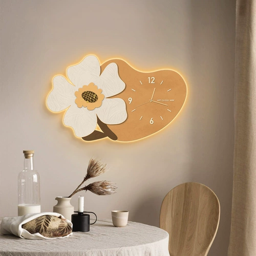 Nordic Ins Wind Living Room сияющие часы ресторан декоративные висящие часы