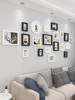 Modern Minimalist Living Room Photo Wall Decoration Nordic Style Creative Bedroom Background Wall Photo Frame Wall Hanging Combination No Drilling Required