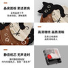 Medieval-Style Cat Swing Wall Clock Restaurant 2026 New Model Living Room Clock Decorative Art Creative Clock Wall Hanging