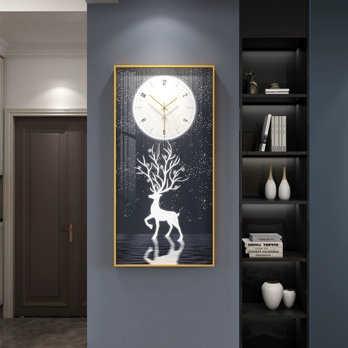 Современные модные креативные настенные часы, простой и элегантный дизайн, легкий роскошный стиль, изысканный стиль, популярно в интернете