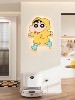 Cream-Style Crayon Shin-Chan Wall Clock 2026 New Model High-End Cartoon Living Room Bedroom Home Wall Clock