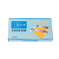 Metal binding clip 80mm iron punched clip metal two-hole clip iron binder 45 boxes