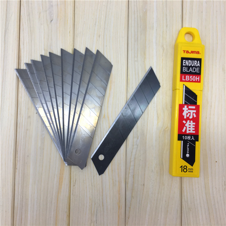 Field Island LCB50H beauty artificial knife sheet large size code blade 18mm knife width 60-degree angle blade 10 sheet box