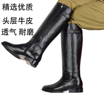 Custom-made mens high boots Couple boots boots British tide boots Knight boots Cowhide mens riding boots Obstacle boots