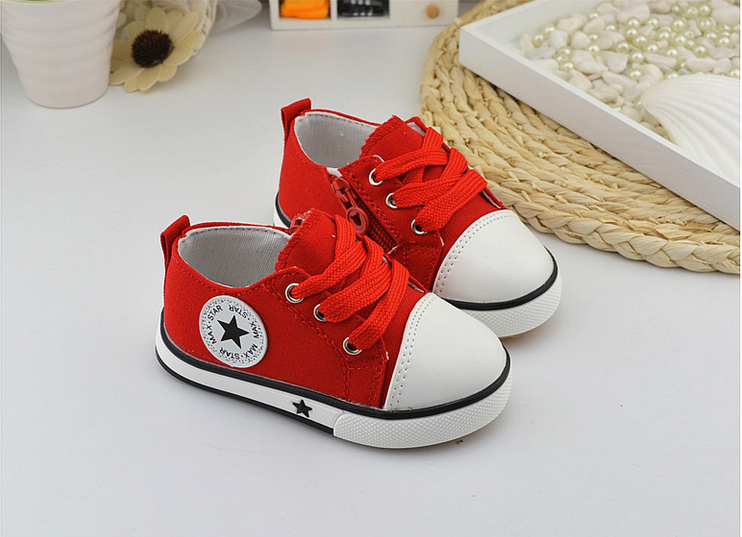 Chaussures enfants en toile suture de voiture pour printemps - semelle tendon - Ref 1037330 Image 18