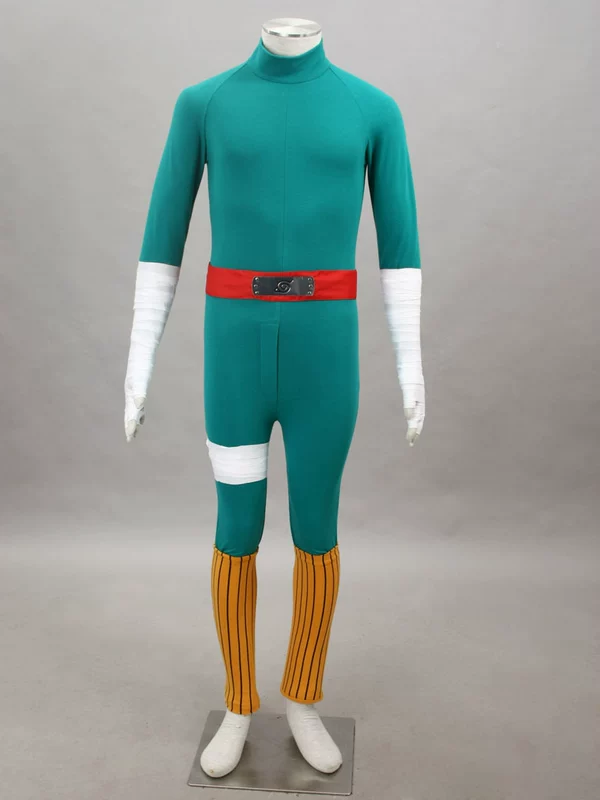 Naruto-Rock Lee cos quần áo phiên bản vị thành niên thể thao cosplay quần áo nam-hoạt hình tại chỗ