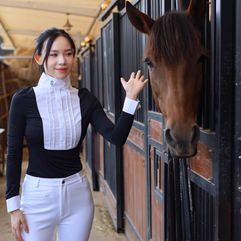 Ariat Equestrian Competition Training Quick-Drying Riding Equestrian Clothing Equestrian Long-Sleeved T-Shirt Women's High-Elastic Equestrian Clothing for Kidsren Ariat Equestrian Competition Training Quick-Drying Riding Equestrian Clothing Equestrian Long-Sleeved T-Shirt Women's High-Elastic Equestrian Clothing for Kidsren
