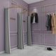 Customized U-shaped fitting rod curtain store ຮ້ານເສື້ອຜ້າຫ້ອງ fitting door curtain fitting curtain fitting circle dressing room