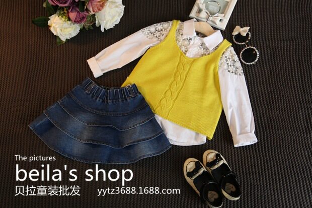 Chemise fille à manche longue - Ref 2086358 Image 11