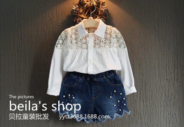 Chemise fille à manche longue - Ref 2086358 Image 5