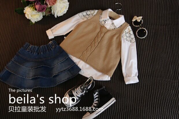 Chemise fille à manche longue - Ref 2086358 Image 4