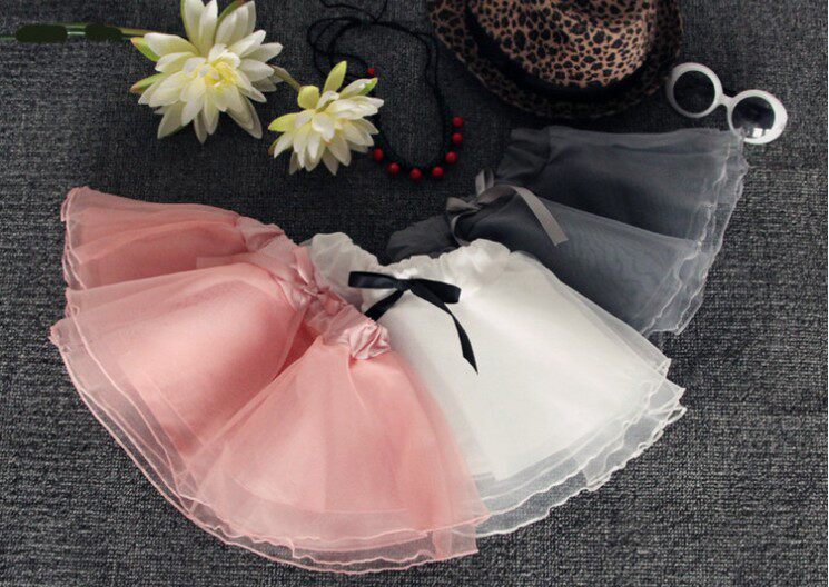 Jupe fillette en mousseline de soie - Ref 2050600 Image 6