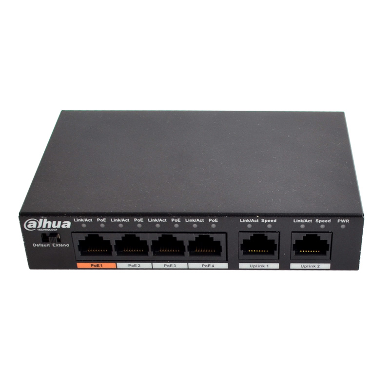 DH-S1500C-4ET2ET-DPWR POE Power Grid Switch POE Switch