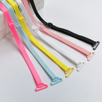 Cross beautiful back thin elastic shoulder strap 0 8 Wide Extended small chest Joker sexy underwear strap anti-shedding bra