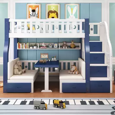 Bed xia zhuo children bunk bed bunk bed solid wood multifunctional bunk bed desk combination bunk bed