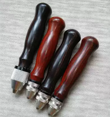 Handmade leather tool wooden handle edging edge trimmer awl grinding Rod universal chuck sandalwood handle