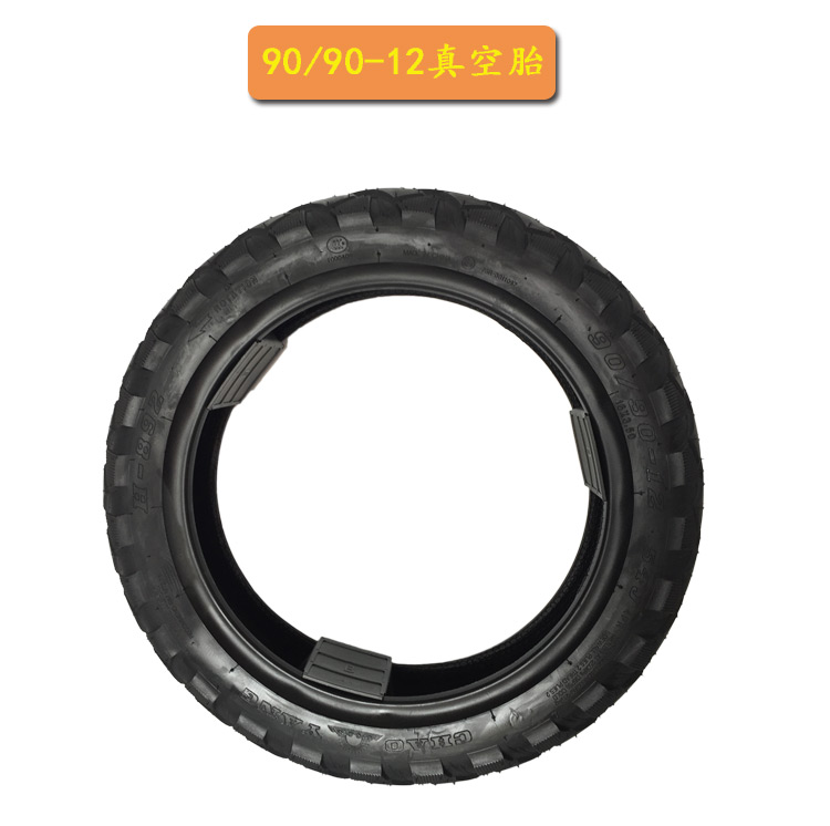 Lốp xe máy điện chân không 70 90-12 90 90-12 lốp Chaoyang xác thực lốp chân không lốp xe máy exciter 135