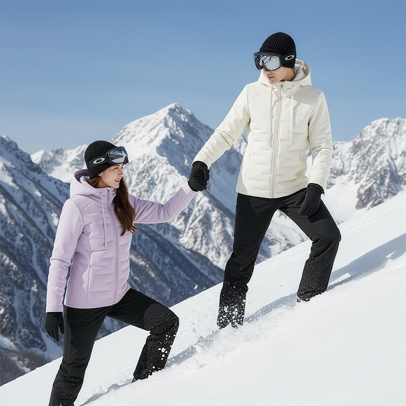 [Volcano No. 1 Fleece Jacket] Men's and Women's Glossy Graphene Triple-Proof Sheep Wool Fleece-2528
