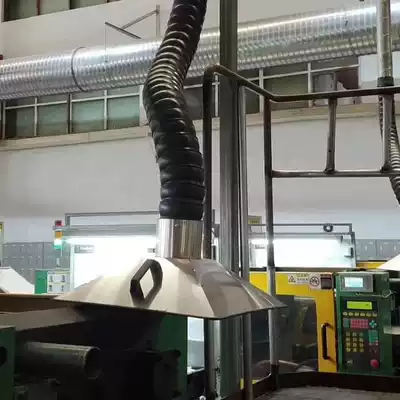1.1 million positioning zhu jie guan ventilation training pipeline industry stainless steel exhaust the dust collector extraction arm