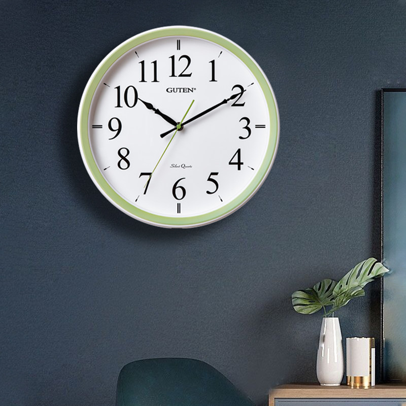 Admiralty Living Room Silent Large Hanging Bell Brief modern Bedroom quartz Clock Table Home Bedroom Creative Round Clock-Taobao