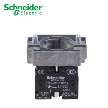 Schneider Schneider XB2B series 22mm everclosed contact points with base ZB2BZ102C 1NC