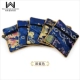 03664 (16 F15-19) Deep Blue Pattern Случайный пакет на молнии сингл сингл