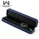 00402 (56 B6-13) Старая восьмиугольная ожерелье Box Blue Black фон
