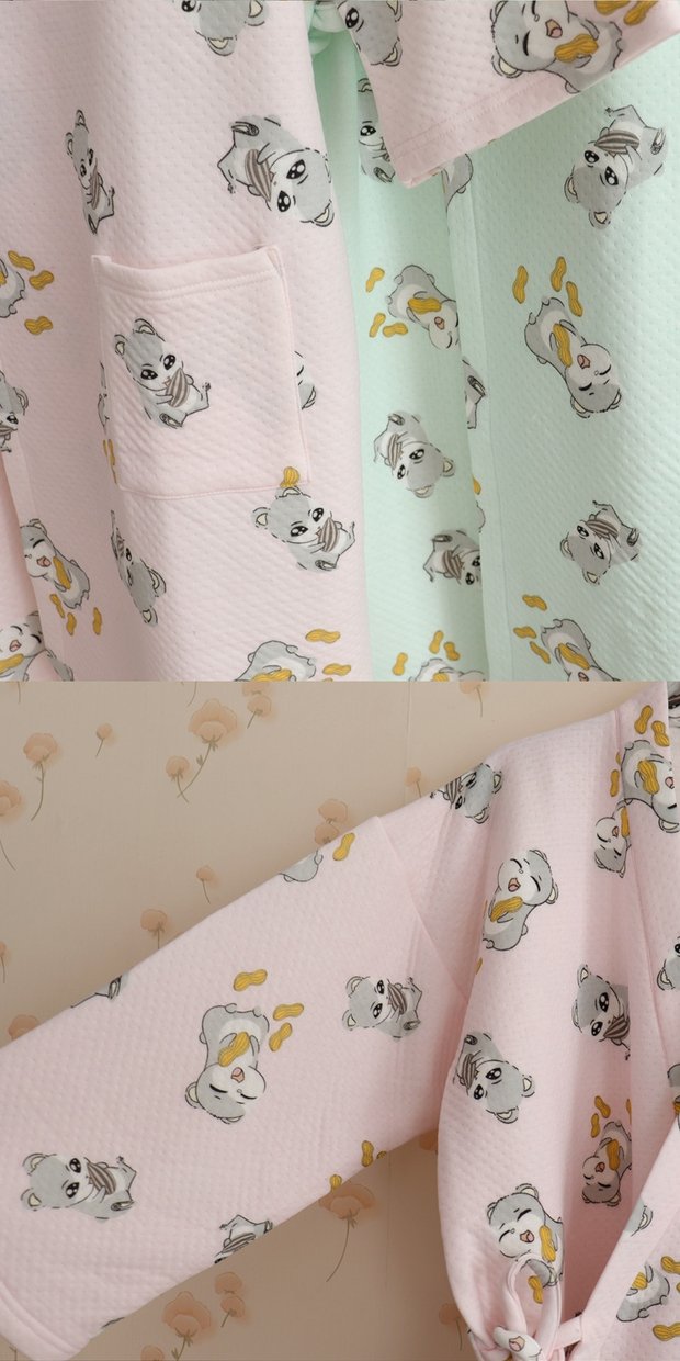 Áo nịt len ​​cardigan Áo len mùa thu và mùa đông Áo choàng cotton dày trong áo ngủ dài Kiểu Nhật Bản Bộ đồ ngủ kimono shop đồ ngủ