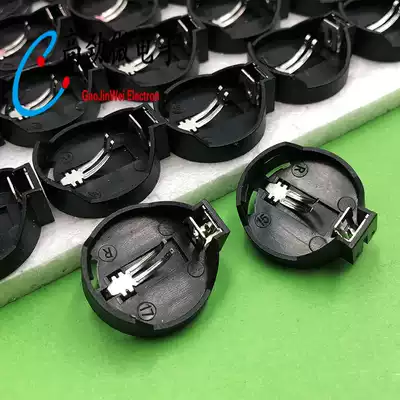 All copper 3v button battery holder in-line 2032 battery holder CR2025 2016 shell battery buckle