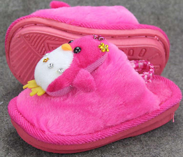 Pantoufles enfants en suède pour hiver - semelle mousse - Ref 1020089 Image 100