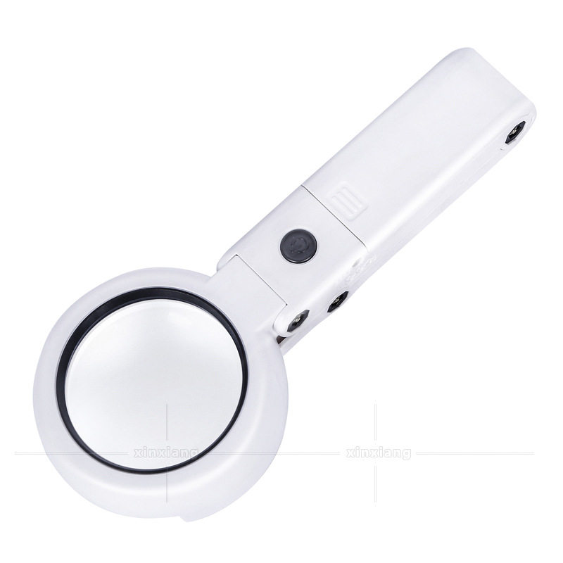 New product 7 times USB plug-in six LED lights handheld bracket desktop reading maintenance multi-purpose magnifying glass 55RC