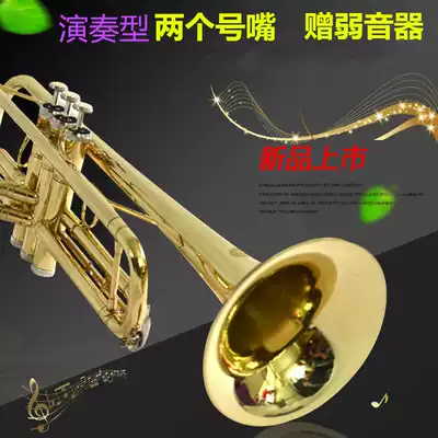 Renaston Trumpet Instrument B- flat XT-120 Beginner Test Test Playing Brass Student Adult Drum Team