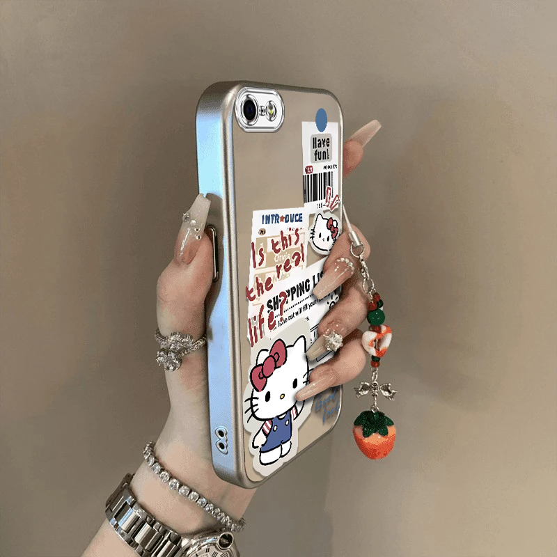 Label: Cat-Themed Case Suitable for Apple 5/6S/7/8Plus Phone Cases, New 7P Iphonexsmax Protective Cover, Xr Electroplated 5Se Transparent Ip6Plus Full-Cover Anti-Drop 4 Ultra-Thin Case with a Premium Feel Label: Cat-Themed Case Suitable for Apple 5/6S/7/8Plus Phone Cases, New 7P Iphonexsmax Protective Cover, Xr Electroplated 5Se Transparent Ip6Plus Full-Cover Anti-Drop 4 Ultra-Thin Case with a Premium Feel