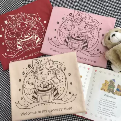 (Spot)bjd 1 6 4 points 6 points baby curly boy retro T-shirt short sleeve