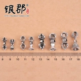 Аксессуары, четки из круглых бусин ручной работы, четки бодхи, аксессуар, серебро 925 пробы