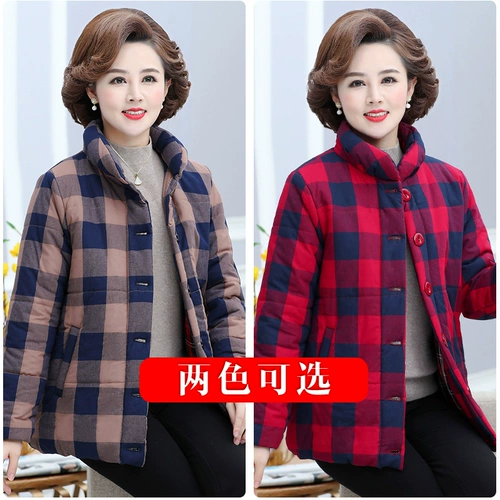 Пуховик для матери, осенняя демисезонная короткая куртка, коллекция 2022, в западном стиле, увеличенная толщина, большой размер