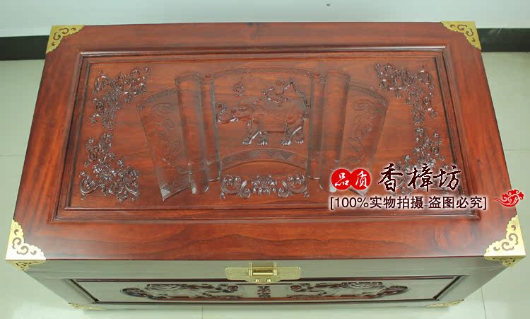 坊 樟木箱 Cửa hàng xuất xưởng Hộp may mắn voi bạch đàn Hộp may mắn đám cưới cao cấp - Cái hộp hộp gỗ quà tặng