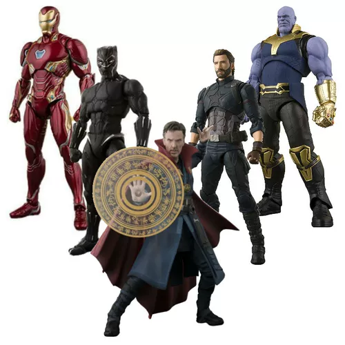 Marvel Мстители Железный Человек Человек-Паук Герои Невозврата Капитан Америка Черная Вдова Соколиный Глаз Танос Модель Модель