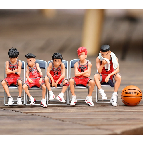 Slam Dunk Model Display Mitsui Shou Sakura wumi Протекает Чуан Фенггонг Сити Стар -Команда Звезд