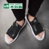 Mulinsen 2019 sandal mới dép nam sinh viên xu hướng hè nam đi biển giản dị dép từ thủy triều - Sandal