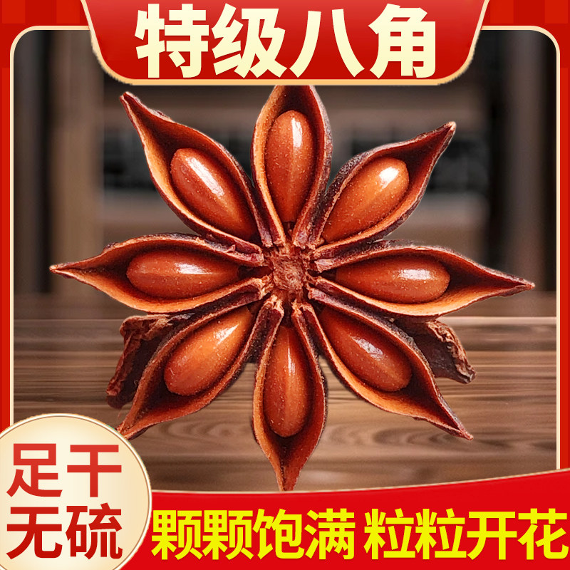 高級八角、古木の香辛料、新だし、広西フェンネル、調味料、そして本格的な煮込み用新だし。