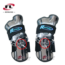 Chuangsheng Sports Bowling Supplies Imported Bowling Wristband Revtec White Steel Short Finger Left and Right Wristband